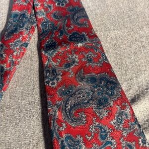 Pierre Cardin Elegant Red and Blue Tie